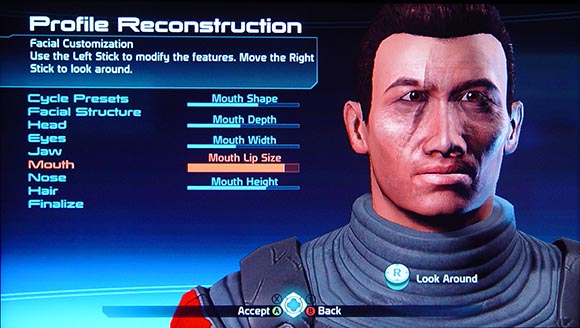 Mass Effect Character Customization